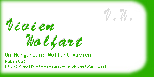 vivien wolfart business card